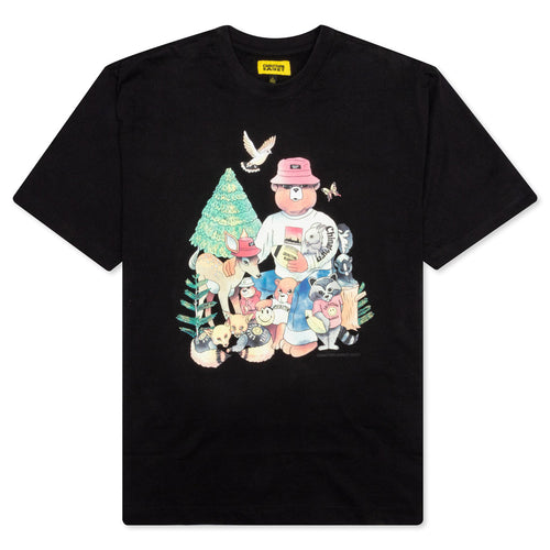 Chinatown Smiley Friends Tee - Black