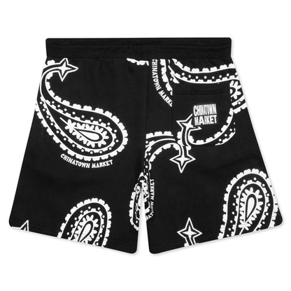 Chinatown x YG Paisley Shorts - Black