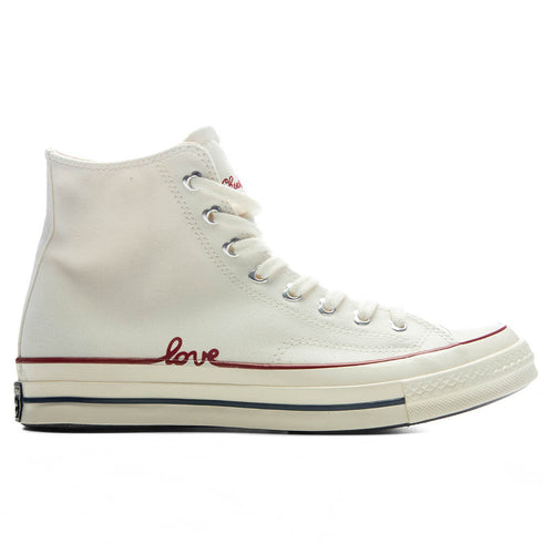Chuck 70 Hi 'Valentine's Day' - Vintage White/Egret