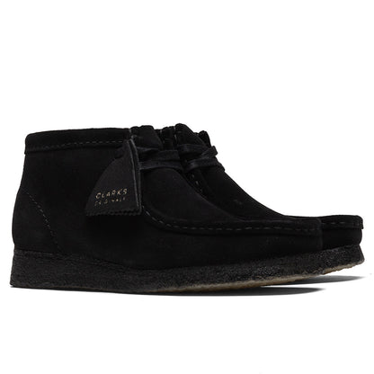 Women's Wallabee Boot - Black Suede