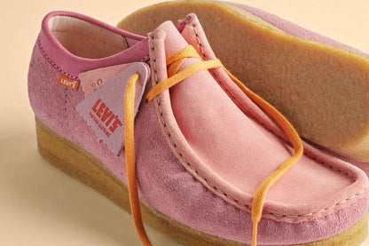 Clarks x Levi's Vintage Wallabee - Pink Combi