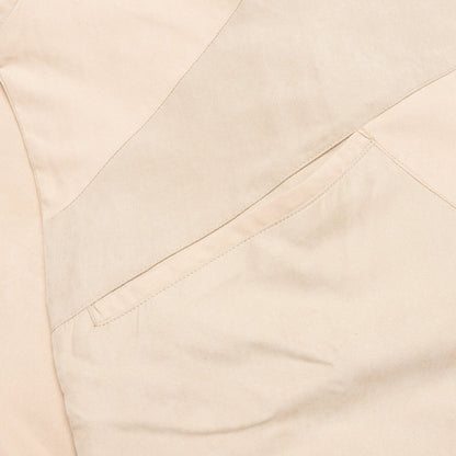 Color Block Full Zip - Tan