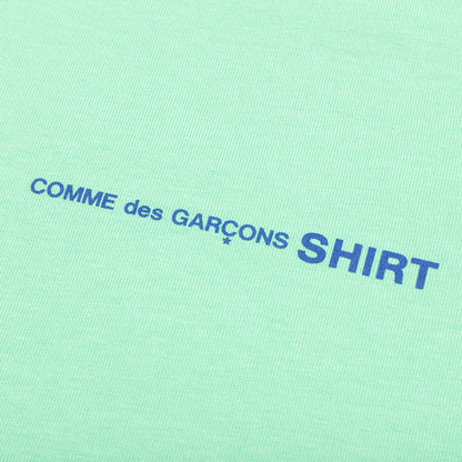 Comme Des Garcons SHIRT Logo L/S Tee - Green