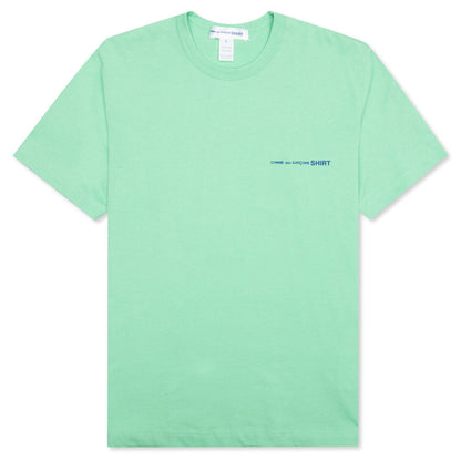Comme Des Garcons SHIRT Logo S/S Tee - Green