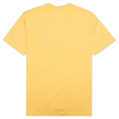 Comme Des Garcons SHIRT Logo S/S Tee - Yellow