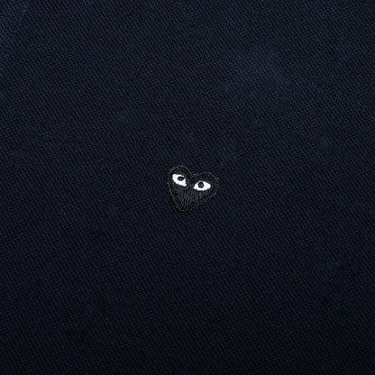 Little Black Heart Polo Shirt - Navy