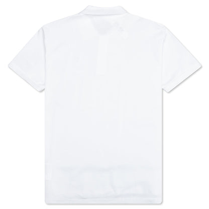 Little Black Heart Polo Shirt - White