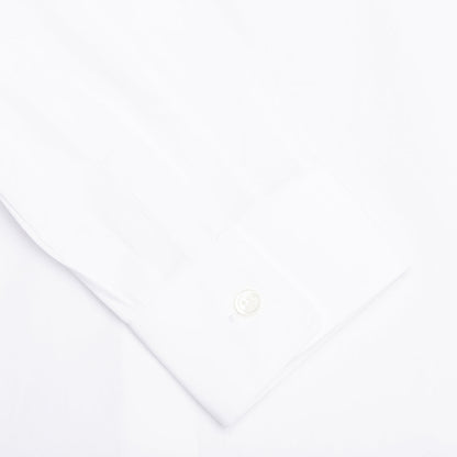 Small Black Heart Button Down - White