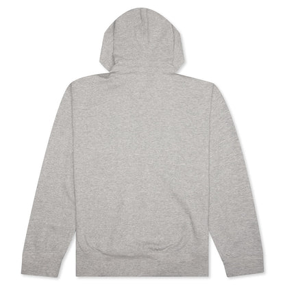 Small Red Heart Hoodie - Grey