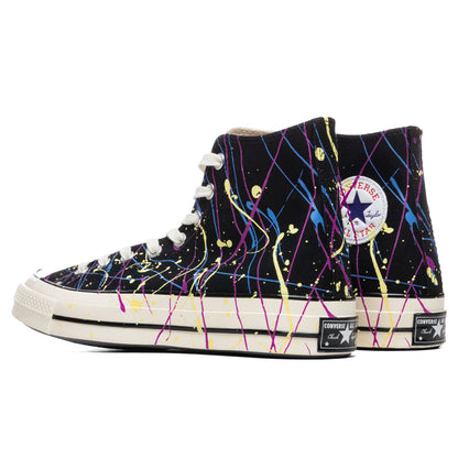 Chuck 70 Hi - Black/Hyper Magenta
