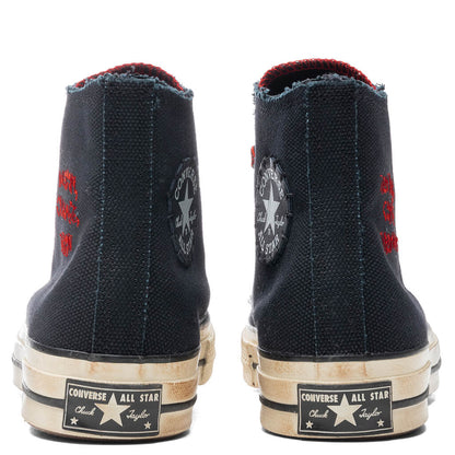 Converse x Barriers Chuck 70 Hi - Black/Fiery Red