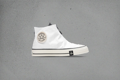 Converse x Joshua Vides Chuck '70 Hi - White/Black/Black