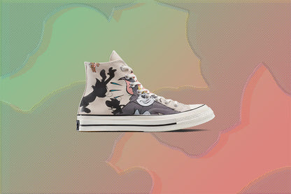 Converse x Tom and Jerry Chuck 70 Hi - Grey/Egret