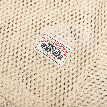 Cotton Big Mesh Tank - Natural