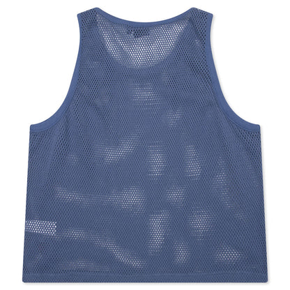 Cotton Big Mesh Tank - Navy