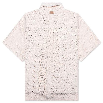 Crochet Button Up - Bone