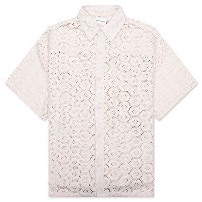 Crochet Button Up - Bone