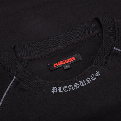 Crumble Heavyweight Raglan - Black
