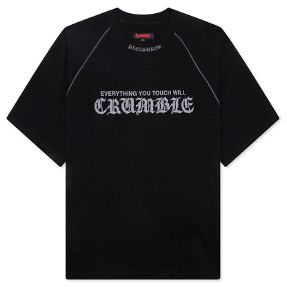 Crumble Heavyweight Raglan - Black