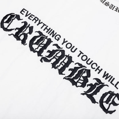 Crumble Heavyweight Raglan - White