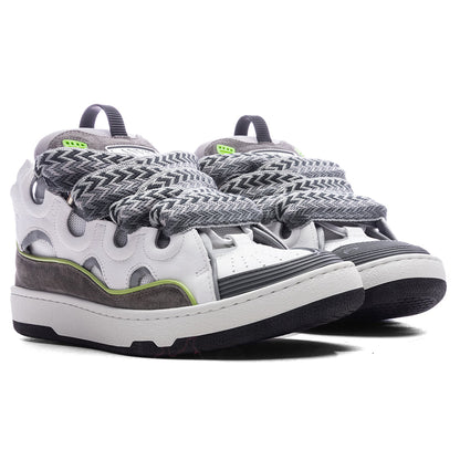 Curb Sneakers - White/Grey