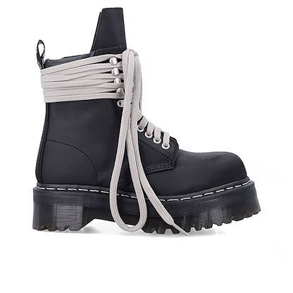 Rick Owens DRKSHDW x Dr. Martens Quad Sole Steel Toe Boot - Black