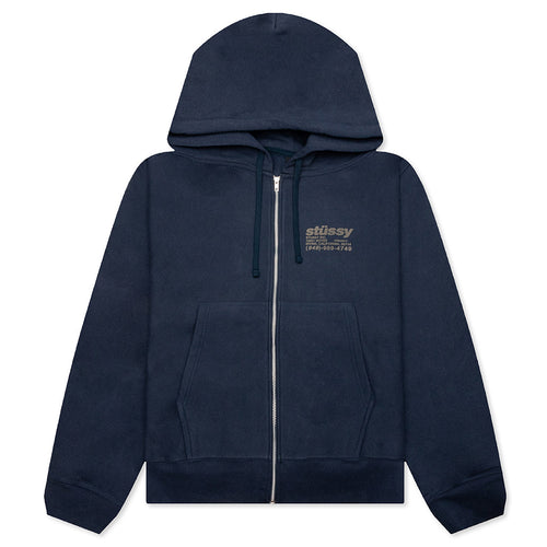 DNA Zip Hoodie - Navy