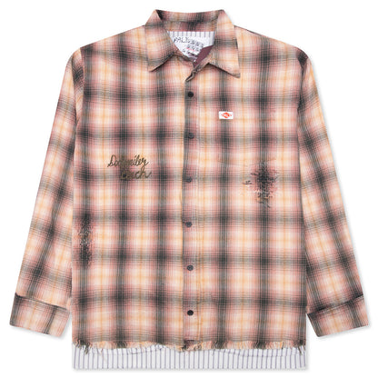 Dockweiler Flannel Overshirt - Tan
