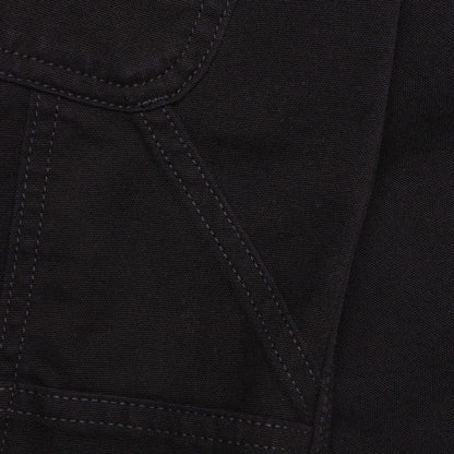 Double Knee Short - Black Rinsed