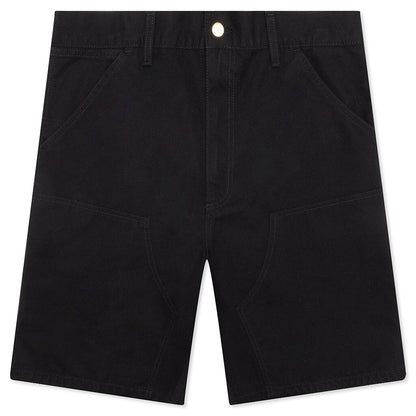 Double Knee Short - Black Rinsed