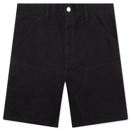 Double Knee Short - Black Rinsed