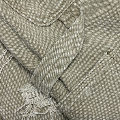 Ryan Double Knee Shorts - Washed Olive