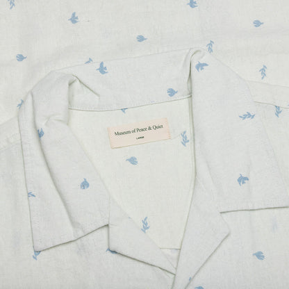 Doves Linen Button-Up - White
