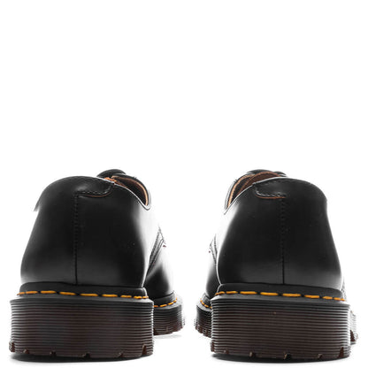 2046 Vintage Smooth Leather Oxford Shoes - Black