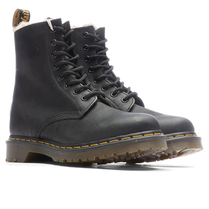 Women’s 1460 Faux Fur Lined Lace Up Boots - Black