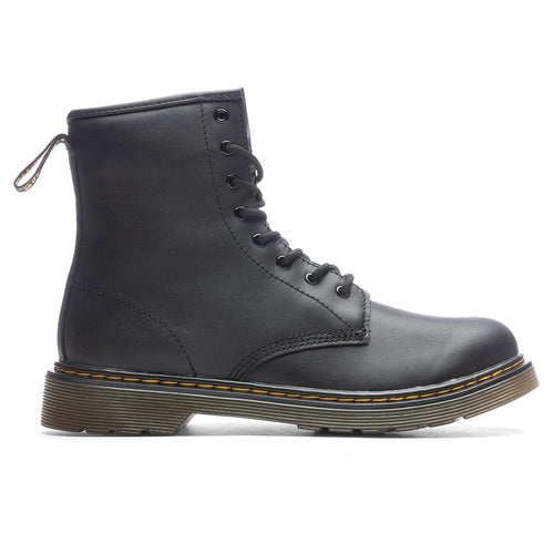 Youth 1460 Softy T Leather Lace Up Boots - Black Softy