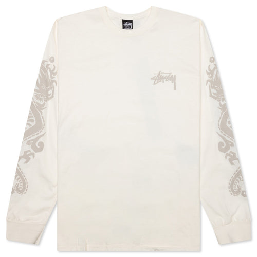Dragons Pig. Dyed L/S Tee - Natural