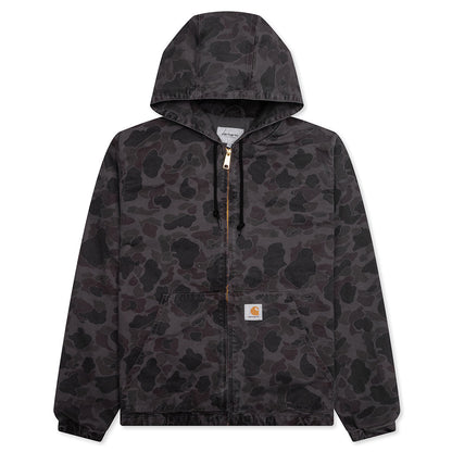 Duck Active Jacket Garment Dyed - Camo Duck Green/Graphite