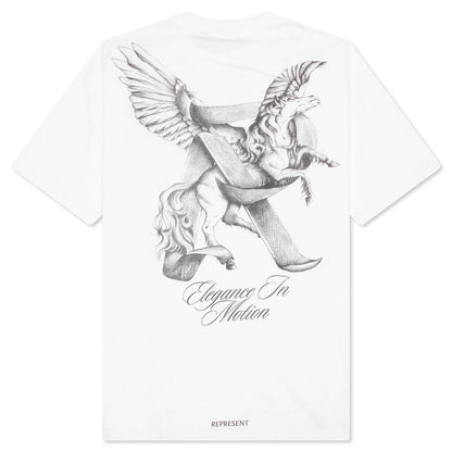 Elegance In Motion T-Shirt - Flat White
