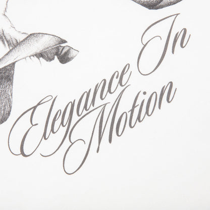 Elegance In Motion T-Shirt - Flat White