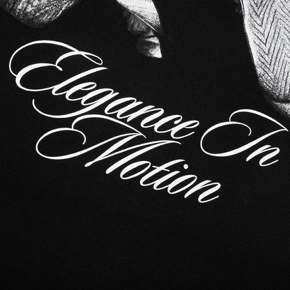Elegance In Motion T-Shirt - Jet Black