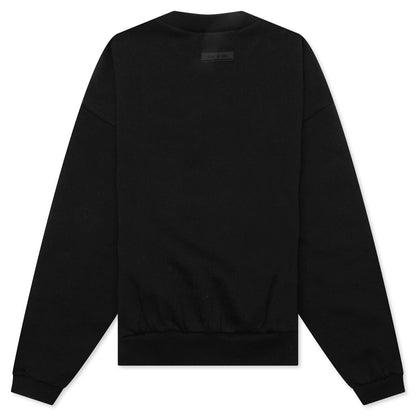 Kids Crewneck - Jet Black