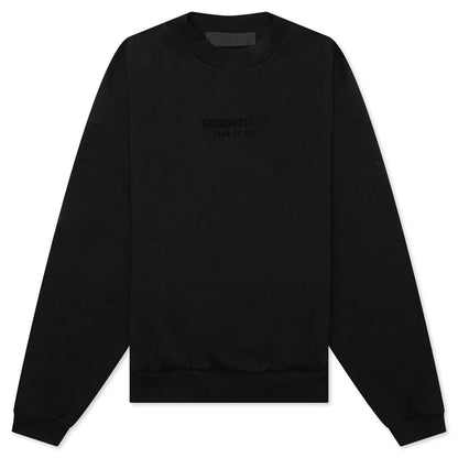 Kids Crewneck - Jet Black