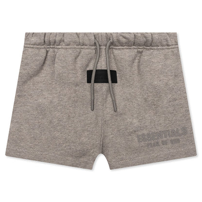 Essentials Kid's Sweatshort - Heather Grey