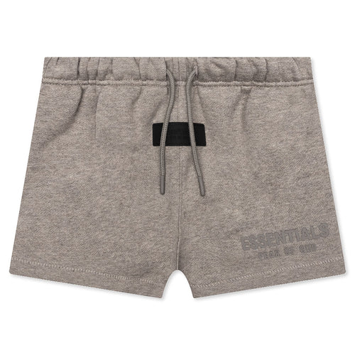 Essentials Kid's Sweatshort - Heather Grey