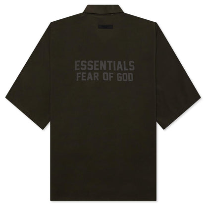 S/S Nylon Shirt - Black