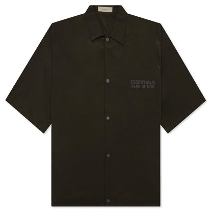 S/S Nylon Shirt - Black