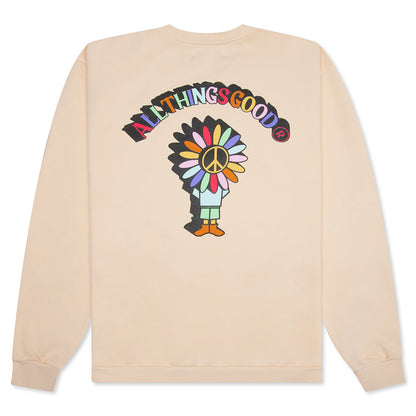 Multi ATG Crewneck - Almond Oil