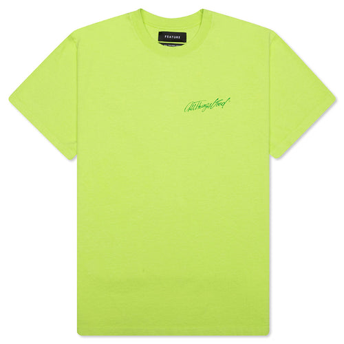 Cloud Tee - Acid Lime