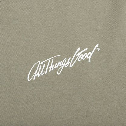 Cloud Tee - Oil Green